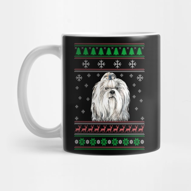 Cute Shih Tzu Dog Lover Ugly Christmas Sweater For Women And Men Funny Gifts by uglygiftideas